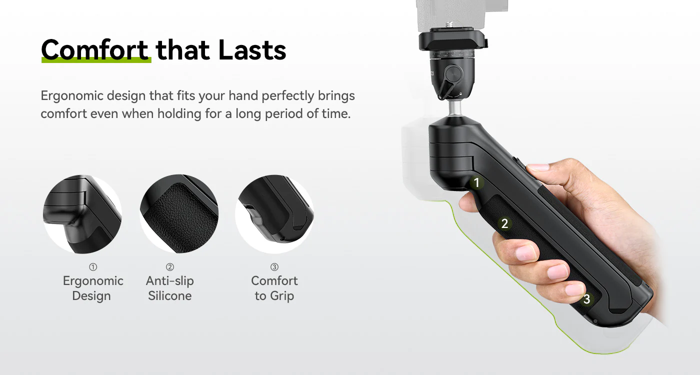 ULANZI TT38 Mini Tripod w/ Uka F38 QR for DJI/Insta360/Sony, Tabletop Stand