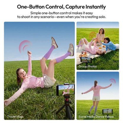 ULANZI RC05 Wireless Remote Shutter, Bluetooth Camera Remote for iOS Android