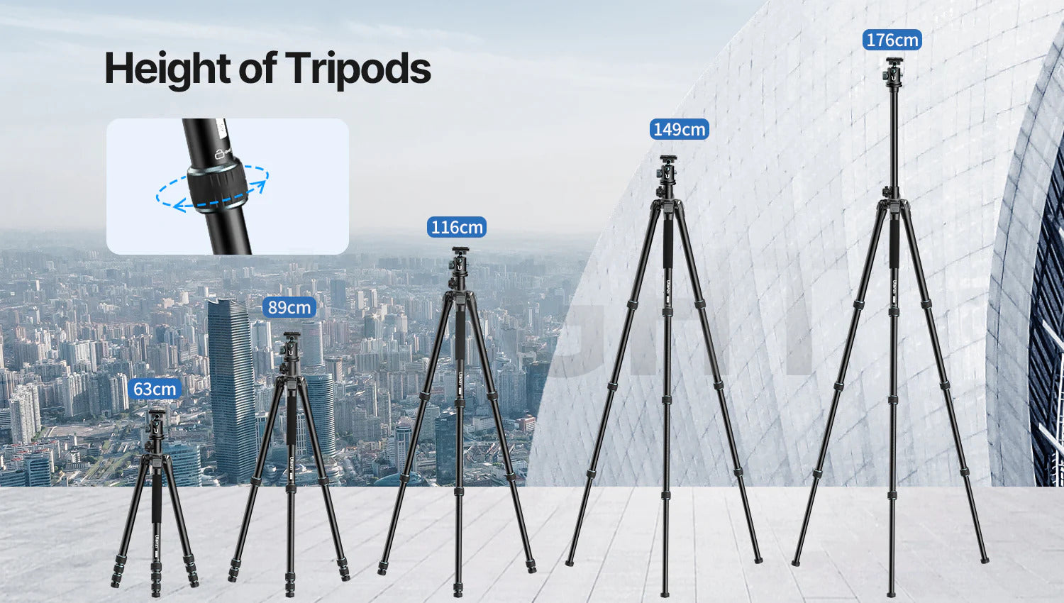 Ulanzi MT-59 Multifunction Camera Monopod Tripod