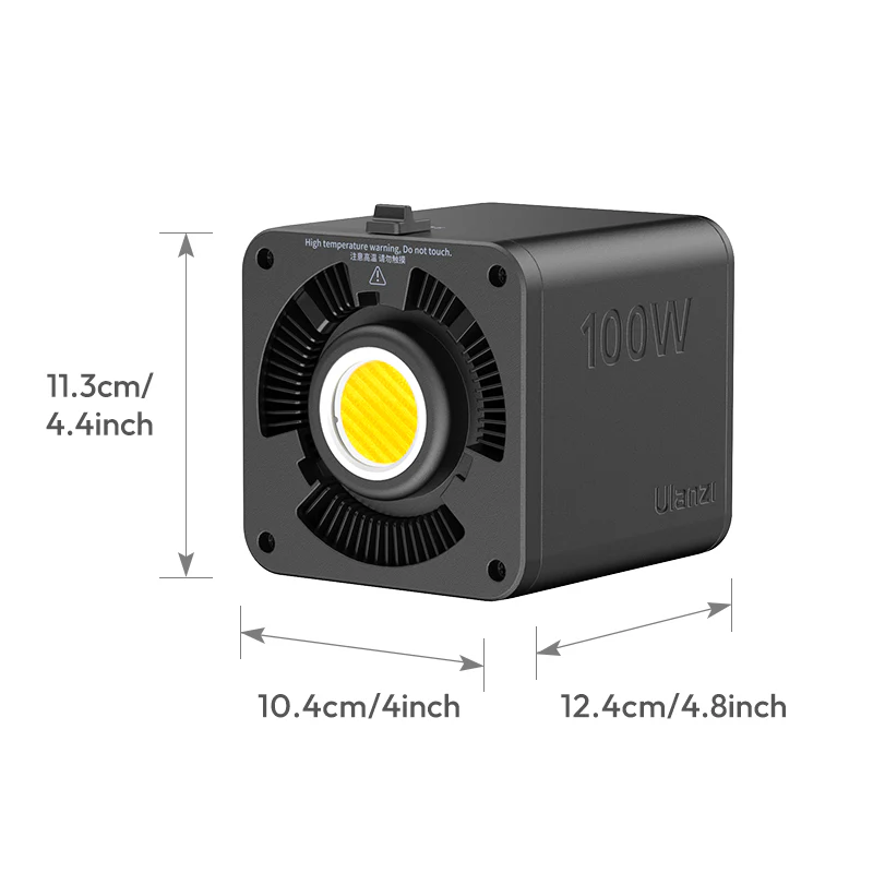 100W COB Video Light with Built-In Battery