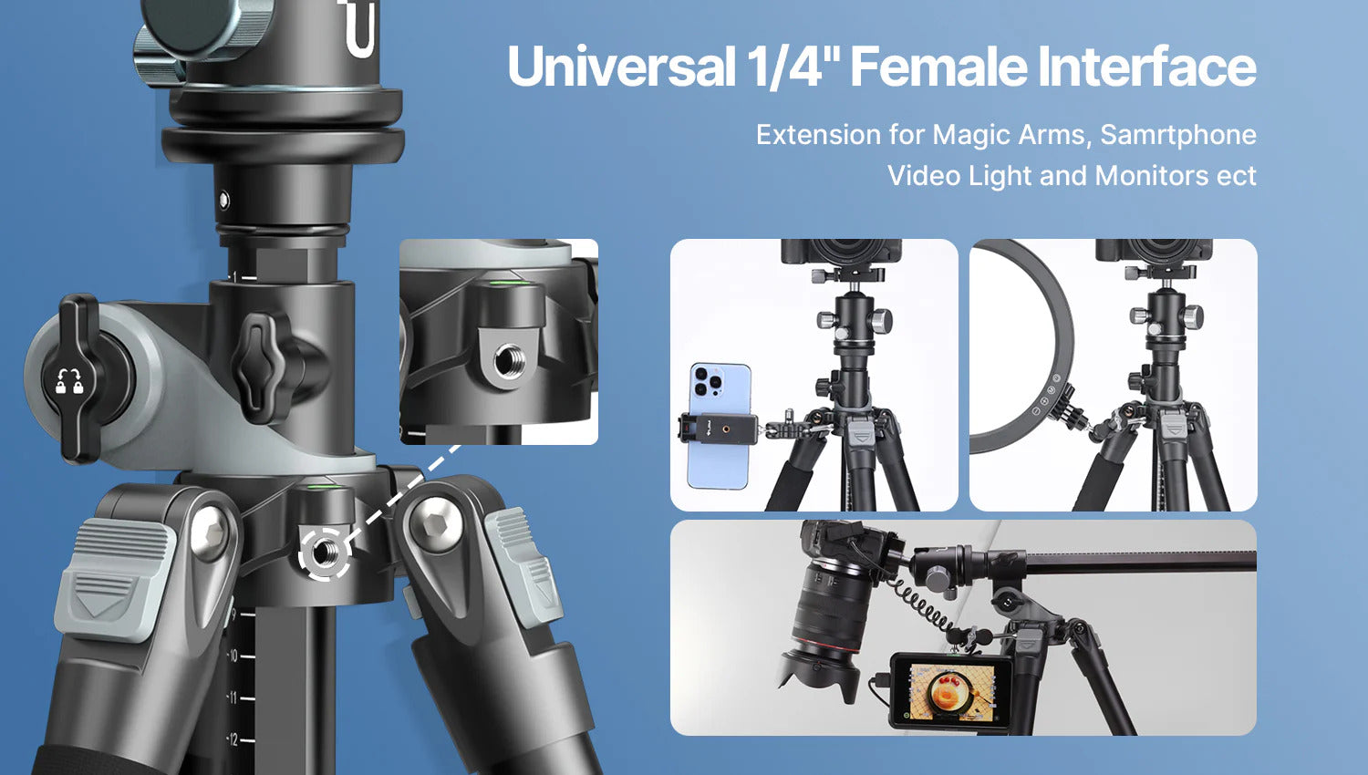 Ulanzi MT-59 Multifunction Camera Monopod Tripod