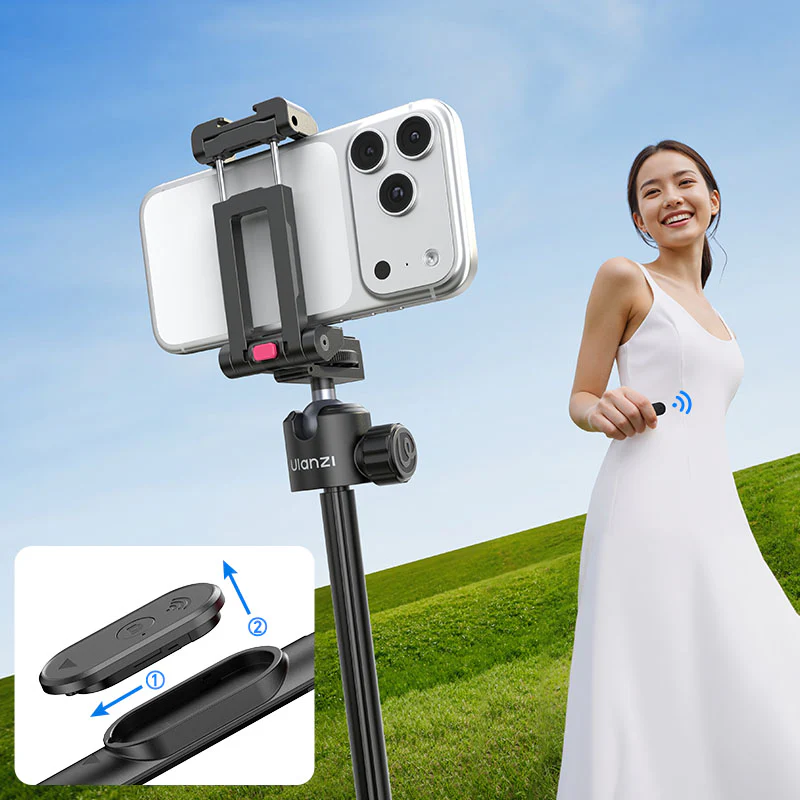 Wireless Remote, One-Tap Selfies