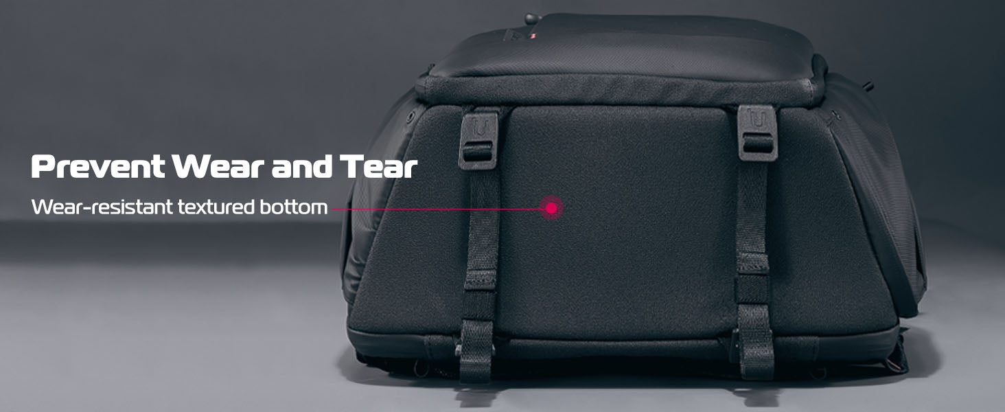 BP09 Waterproof Camera Backpack, Anti-Theft, 22L, for DSLR, Laptop, Black