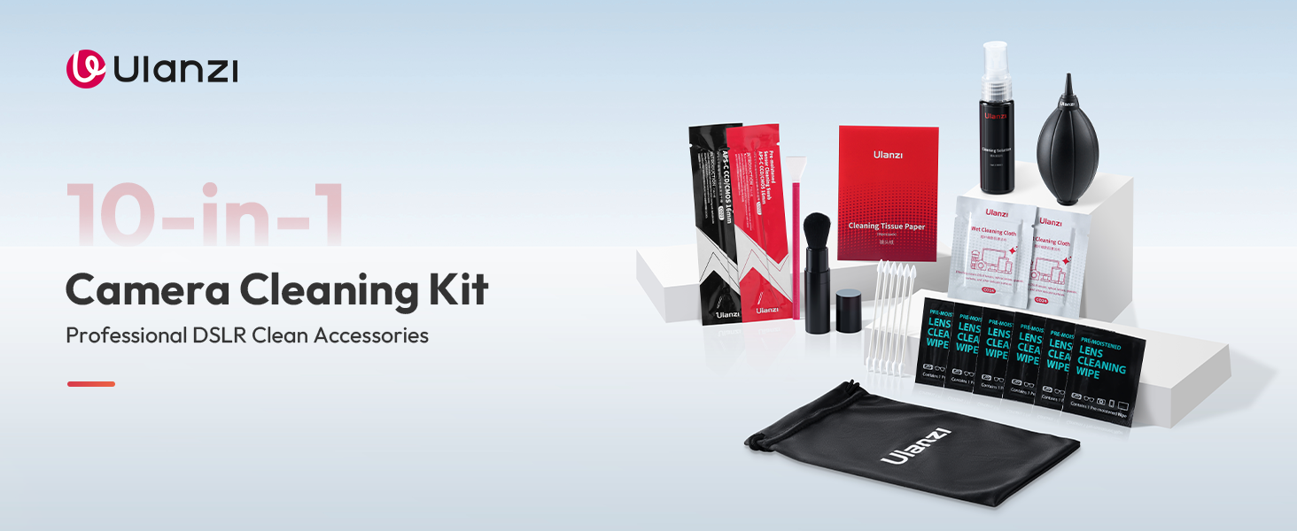 ULANZI C072 10-in-1 Professional Camera Cleaning Kit – Premium DSLR & Lens Care Set for Canon, Sony, Nikon & More