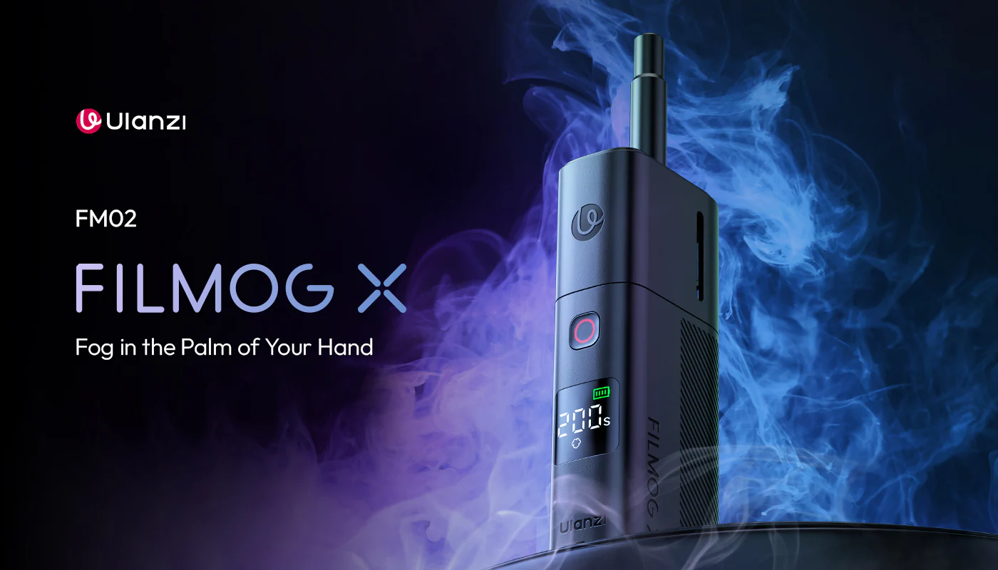ULANZI FM02 Filmog X 30W Portable Fog Machine, USB-C Rechargeable Handheld Fogger