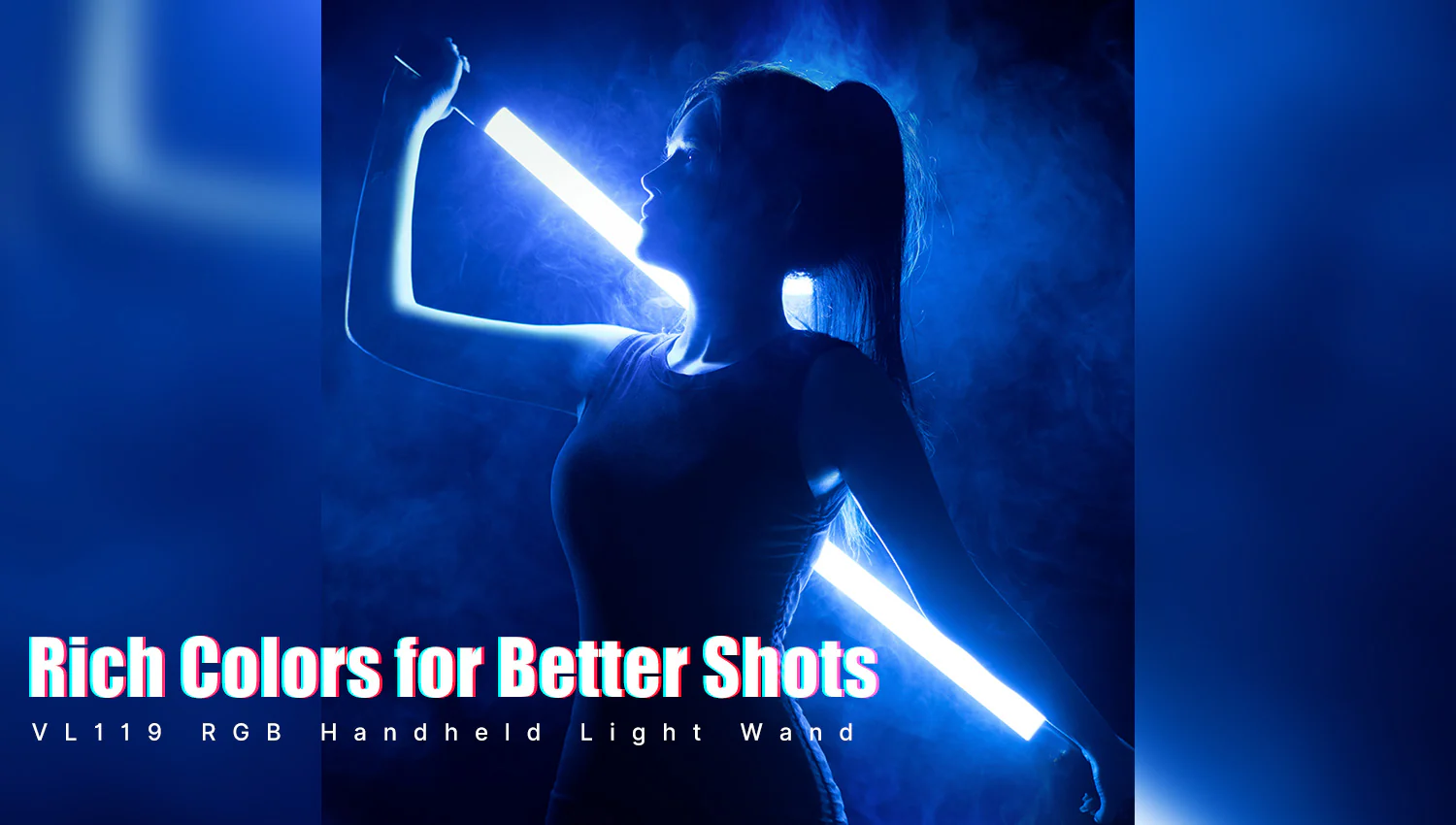 Ulanzi VL 119 RGB Light Stick 2500K-9000K, CRI 95+, 2000mAh LED