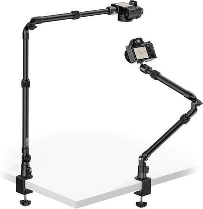 ULANZI ZJ02 Camera Desk Mount Stand Overhead Magic Articulating Arm