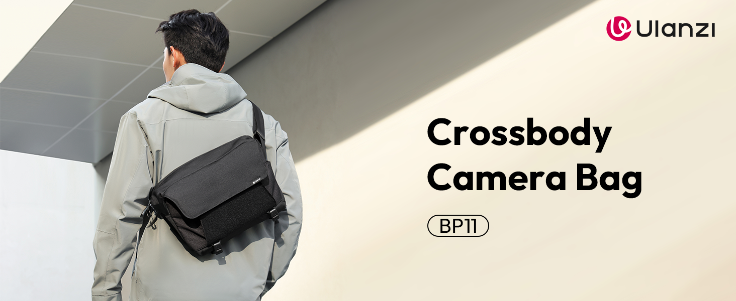 ULANZI BP11 8L Camera Sling Bag, Splash-Proof DSLR/Mirrorless Anti-Theft Crossbody