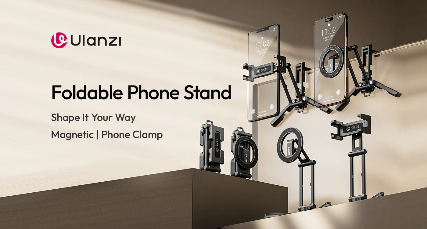 ULANZI SK29 Magnetic MagSafe Mini Tripod, 1/4â€ Arca Uka, iPhone 12â€“17