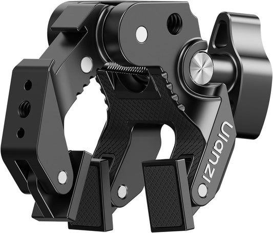 ULANZI CO78 3-Jaw Super Clamp, Cold Shoe, 1/4"-20, ARRI Pins Mount