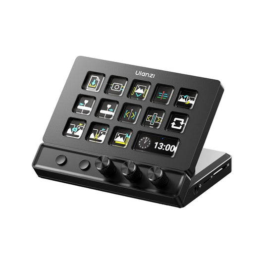 ULANZI D200X Stream Controller 14 LCD Keys & 8-in-1 USB-C Hub 4K HDMI