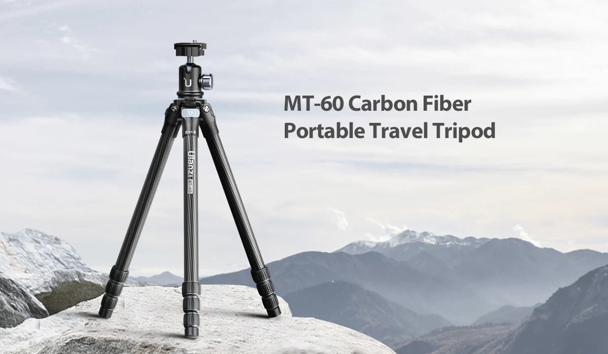 Ulanzi MT-60 Carbon Fiber Portable Travel Tripod