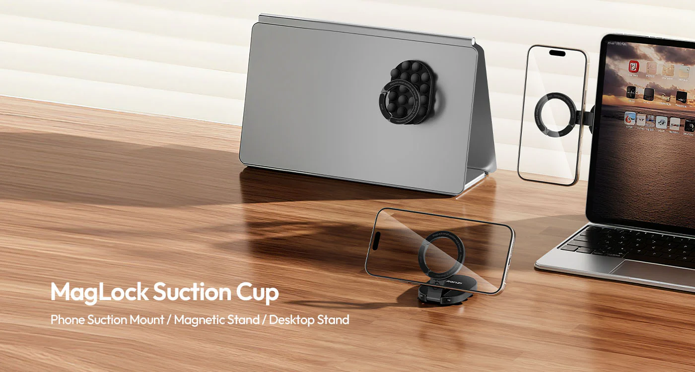 ULANZI MA39 3-in-1 Magnetic Phone Holder for MagSafe with 360¬∞ Rotatable Mount