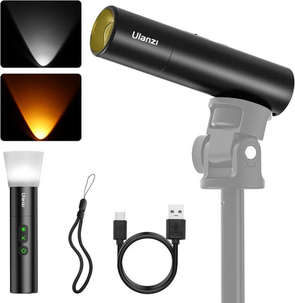 Ulanzi LM07 LED Flashlight 2000K-8000K, Bi-color, 2000mAh, Zoomable