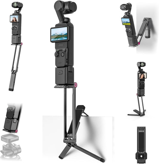 ULANZI MA66 Tripod for DJI Pocket 3/4, QR, Arca, Selfie Stick Stand