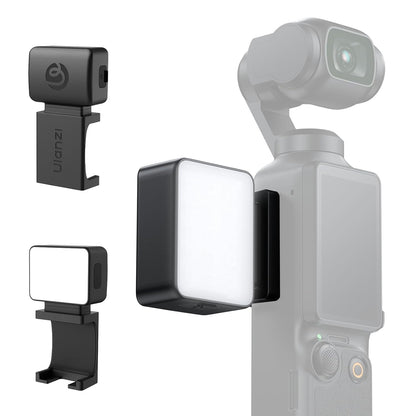 ULANZI LM001 Magnetic Mini Light for DJI Osmo Pocket 3, 2W USB-C, 500mAh, 5800K, CRIâ‰¥95, IPX4, 3-Level Brightness