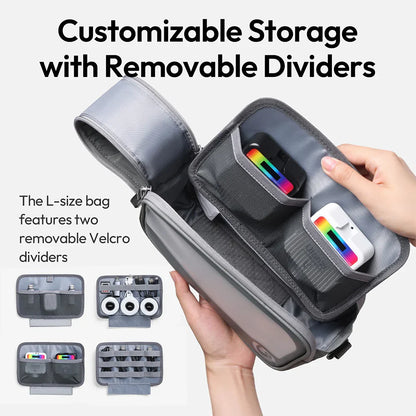 Ulanzi BP15 SeeClear Tech Pouch Transparent Storage Bag.