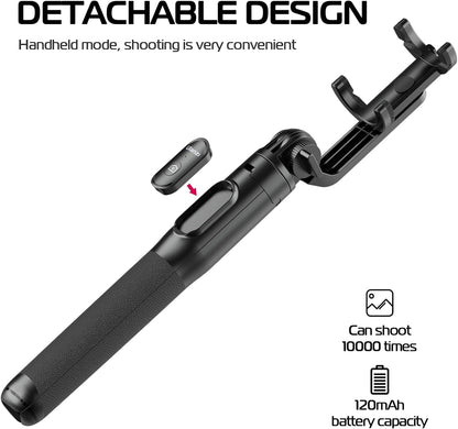 Ulanzi SK-03 1.6M Livestream Selfie Stick, 360 Rotation, Bluetooth