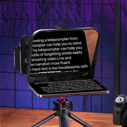 Ulanzi RT02 Universal Teleprompter for Tablets and Smartphones with Remote Control R004GBB1