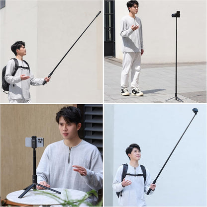 ULANZI TT52 59" Invisible Selfie Stick Tripod Extendable with Stand Legs