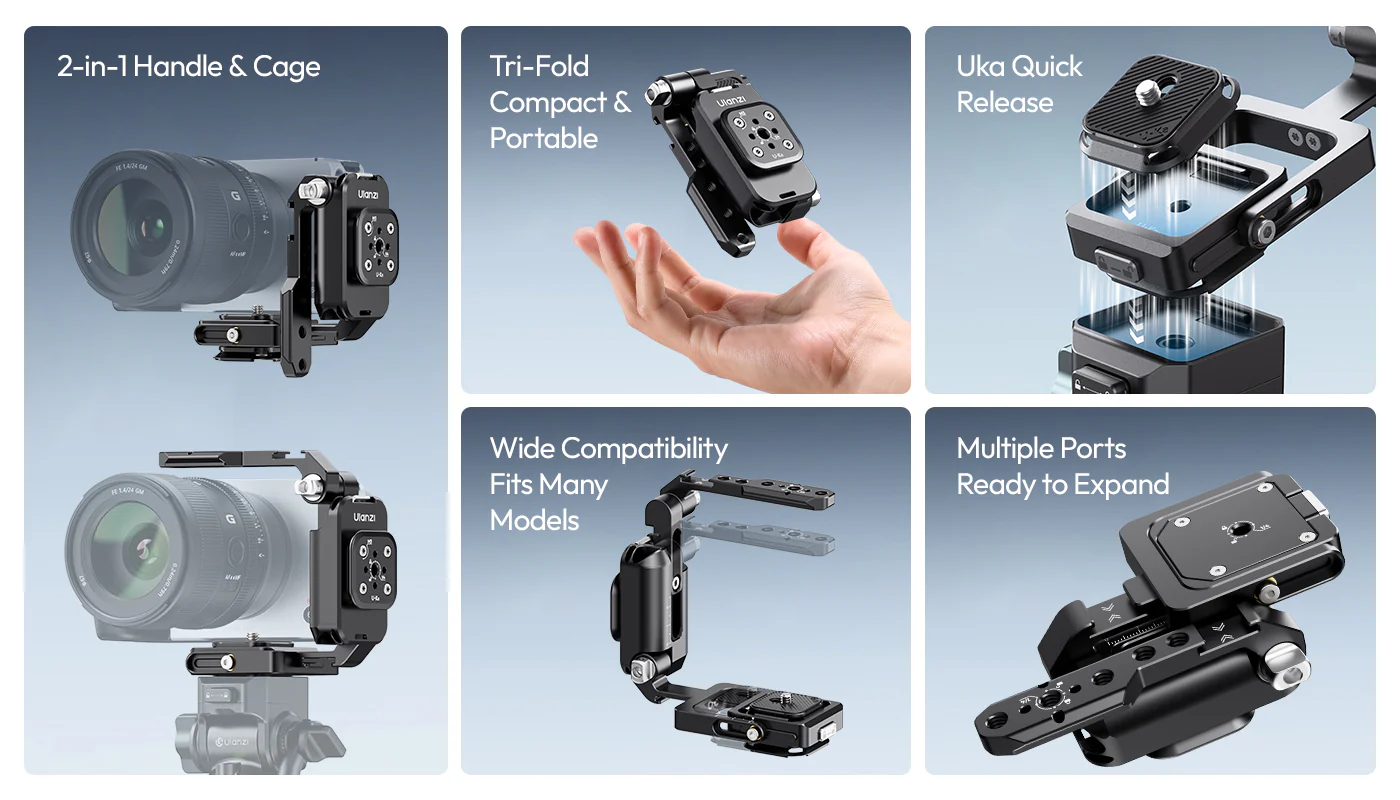 Ulanzi XJ01 Uka Universal Foldable Camera Cage C116