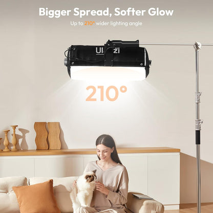Ulanzi AL60 Inflatable Tube LED Light, 2700Kâ€“6500K CRIâ‰¥96, 10 FX, Type-C