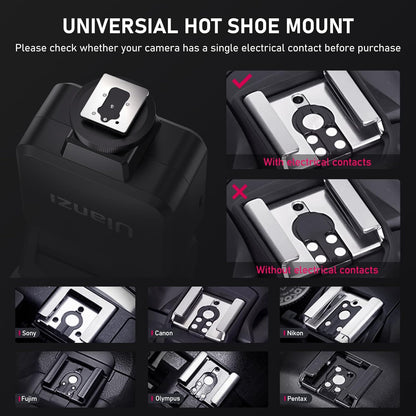 Ulanzi F12 Mini Camera Flash Speedlite GN12 HSS 5600K Type-C Hot Shoe