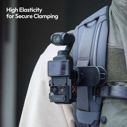ULANZI CK02 CKA QR Backpack Clip, Magnetic Mount for DJI Pocket 3, 1/4" Thread