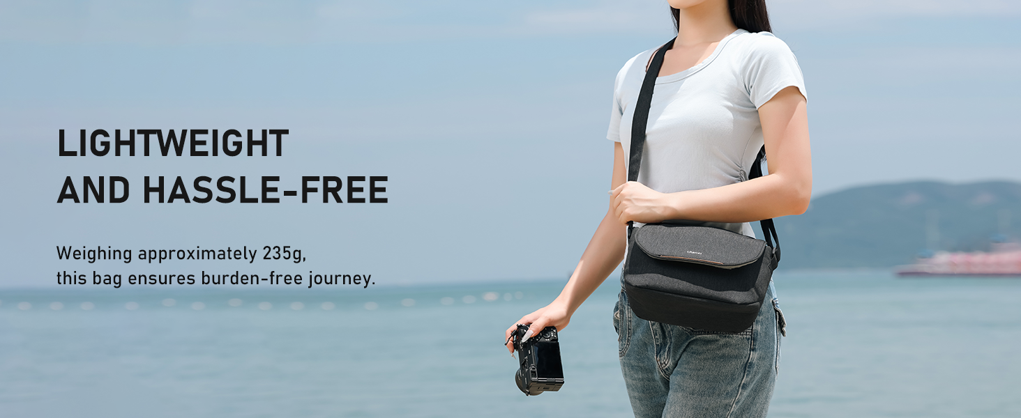 Ulanzi F02 Light Weight Single-Shoulder Bag B085 (Black)