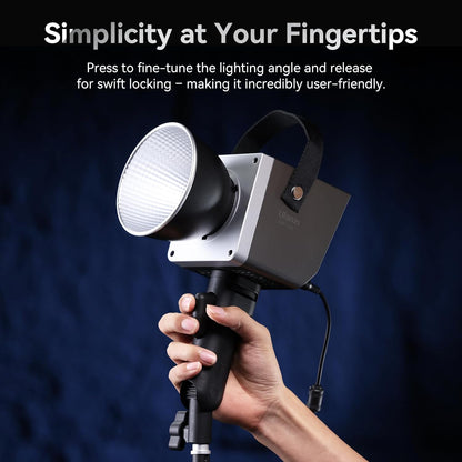 Ulanzi LA03 Light Stand Mount Adapter, 1/4â€³ Screw, Button Fast Mount for Camera/LED Light/Monitor/Ring Light