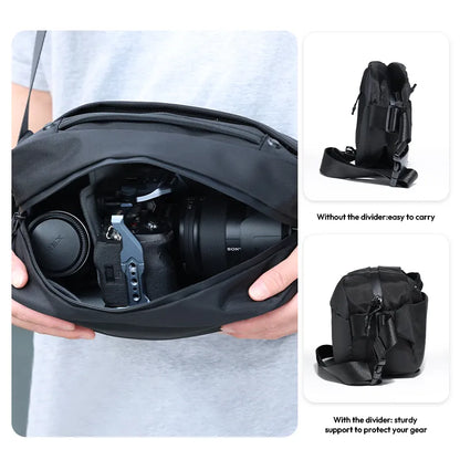 Ulanzi PB038 Travel Messenger Bag Camera Sling Bag V2 10L Multi-Pocket