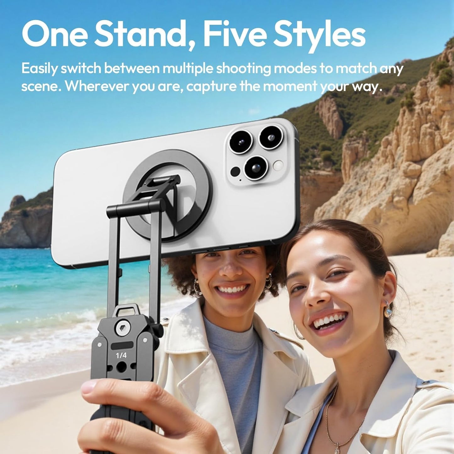 ULANZI SK29 Magnetic MagSafe Mini Tripod, 1/4â€ Arca Uka, iPhone 12â€“17