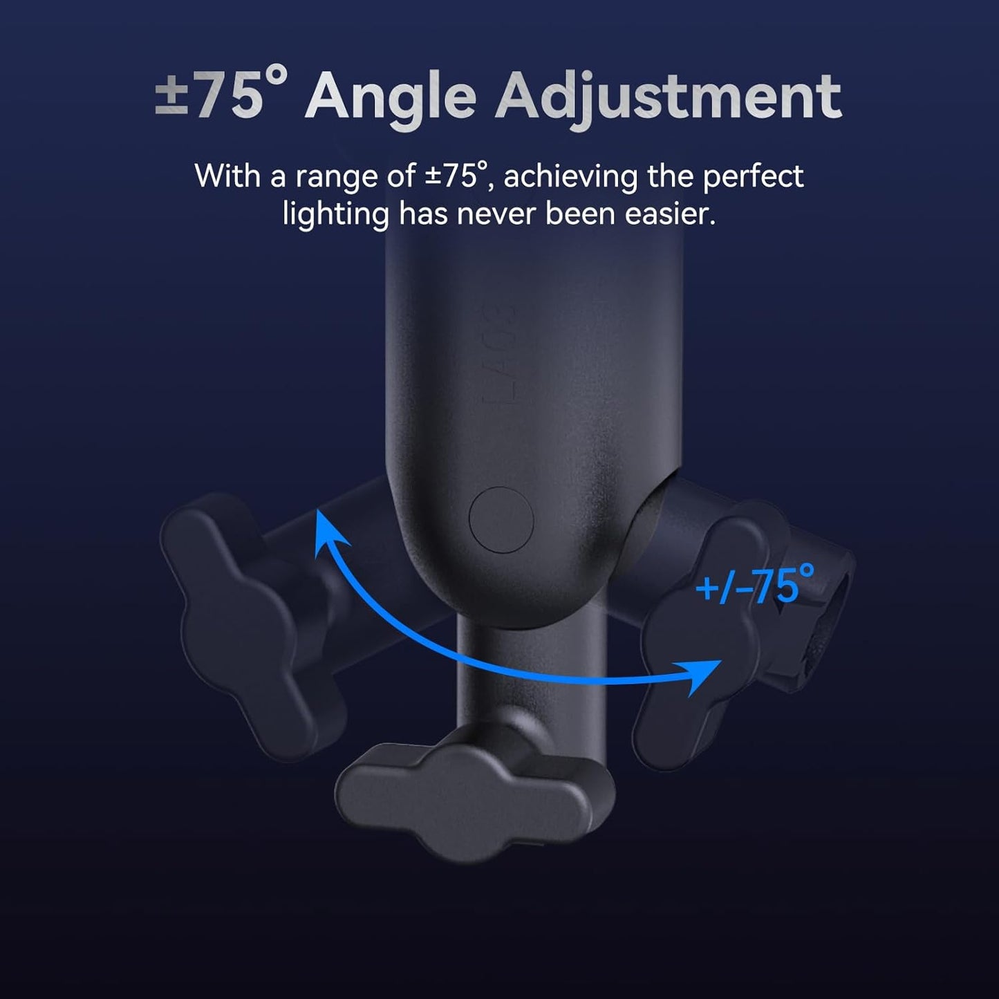 Ulanzi LA03 Light Stand Mount Adapter, 1/4â€³ Screw, Button Fast Mount for Camera/LED Light/Monitor/Ring Light