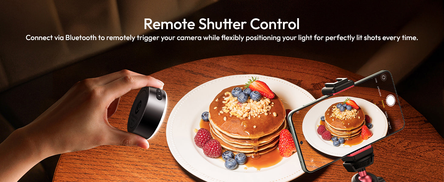ULANZI MFL01 Magnetic Phone Flash 3000 Flashes 2500-8500K Bluetooth