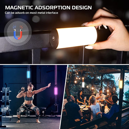 ULANZI Compact Magnetic Handheld 360Â° RGB LED Video Light, 2000mAh, 2500-9000K Dimmable