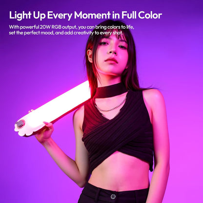 Ulanzi UA20C RGB 20W Inflat LED 1800-10K CRI95 2500mAh Cordl MagPort H/H TPU 1/4