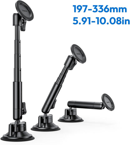 ULANZI ZJ06 MagSafe Suction Mount, Extendable Stand for iPhone 16â€“12, Car Use