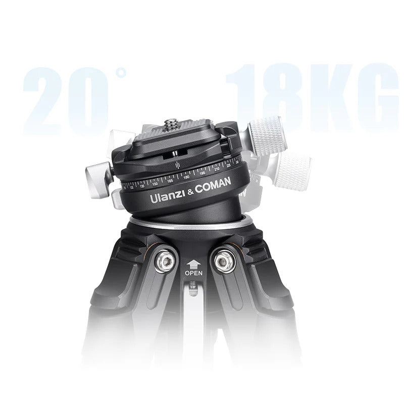 CNC Hemisphere Panoramic Tripod Head Design
