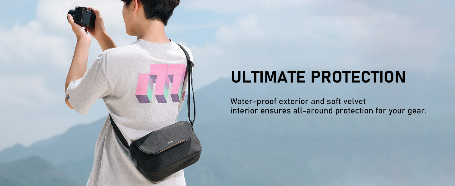 Ulanzi F02 Light Weight Single-Shoulder Bag B085 (Black)