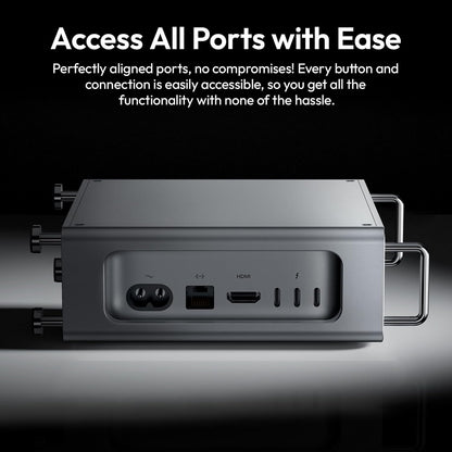 ULANZI QT01 Mac mini M4 Case, Aluminum Stand for M4/M4 Pro, Heat Dissipation