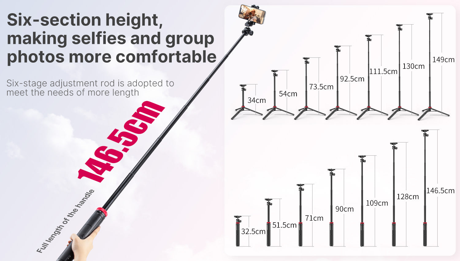 Ulanzi MT-44 Extendable Vlog Tripod (Upgraded)
