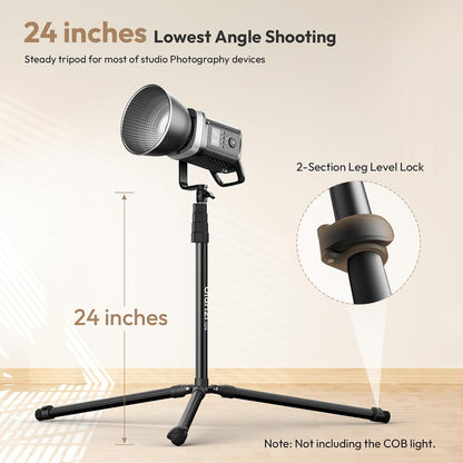 ULANZI T270 Light Stand 8.8FT/270cm Adjustable Tripod for Lighting