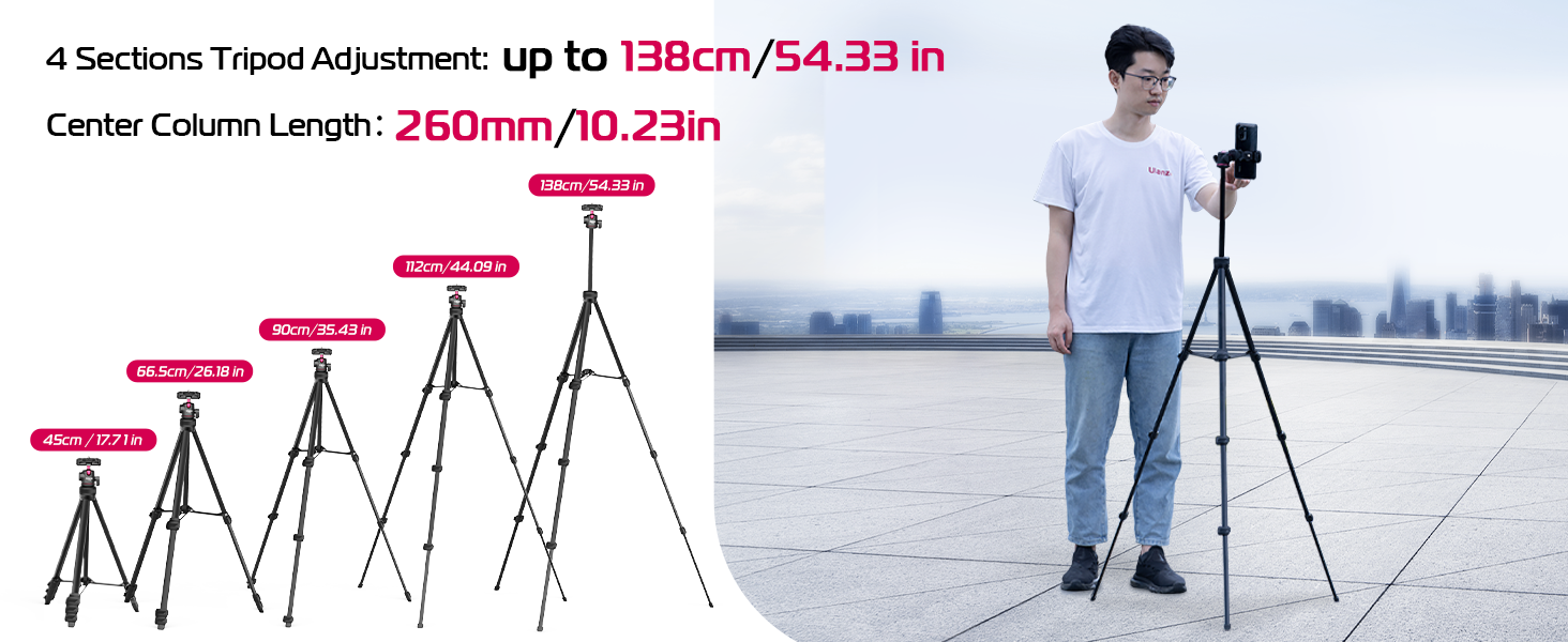 Ulanzi TT51 Aluminium Alloy Portable Tripod