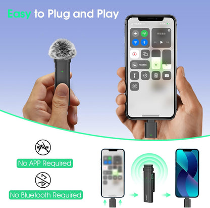 ULANZI WM10 Wireless Lavalier Microphone for Smartphone Video Recording