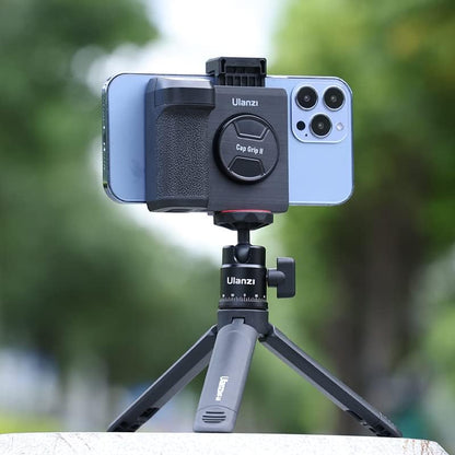ULANZI CapGrip II Phone Camera Grip w/ Remote, Smartphone Mount, Cold Shoe â€“ CG01