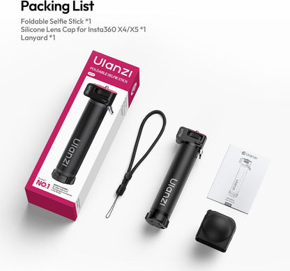 ULANZI MT98 2-in-1 Selfie Stick & Tripod for Action Camera, 1/4'' Mount