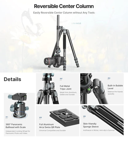 Ulanzi MT-59 Multifunction Camera Monopod Tripod