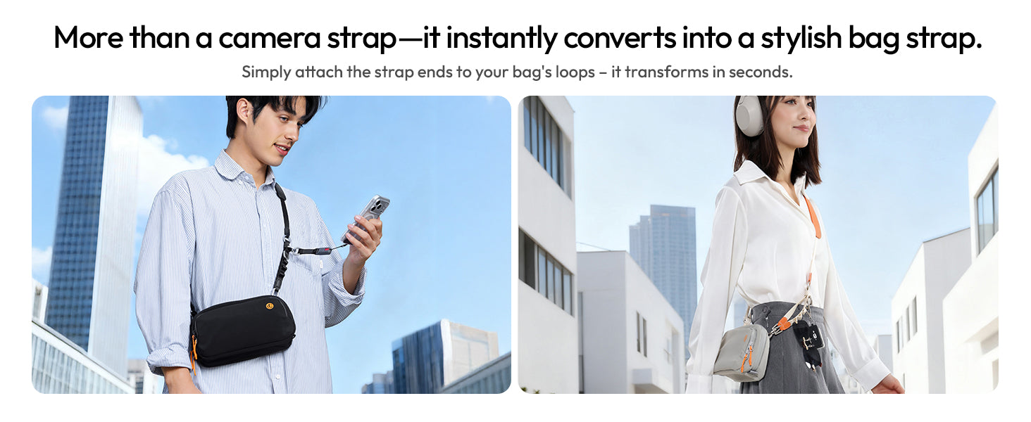 ULANZI YF01 Camera Strap USB-C Cable, 3-in-1 Quick Release, 51-59"