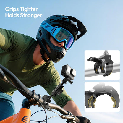 ULANZI R105 Super Clamp with 360Â° Dual Ballhead Arm, Y-Claw Mount for GoPro, Insta360, DJI