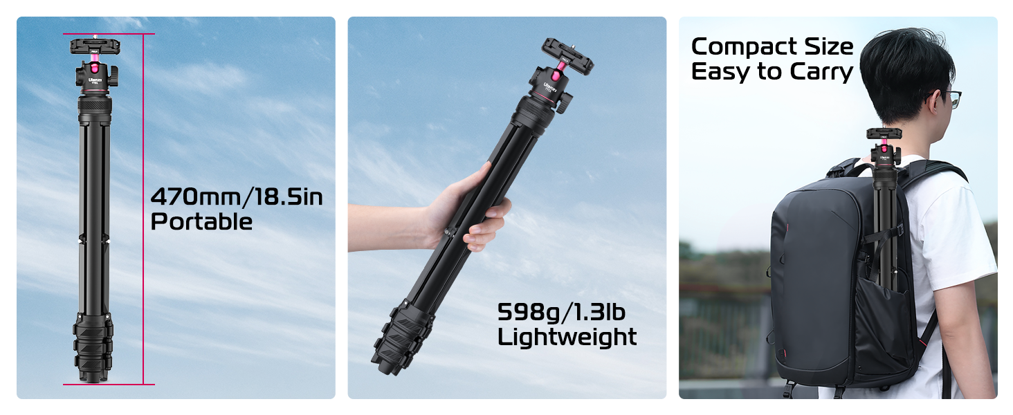 Ulanzi TT51 Aluminium Alloy Portable Tripod